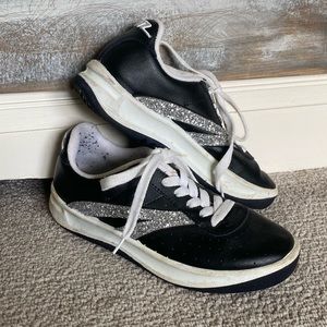 Steve Madden Sparkle Stripe Sneakers